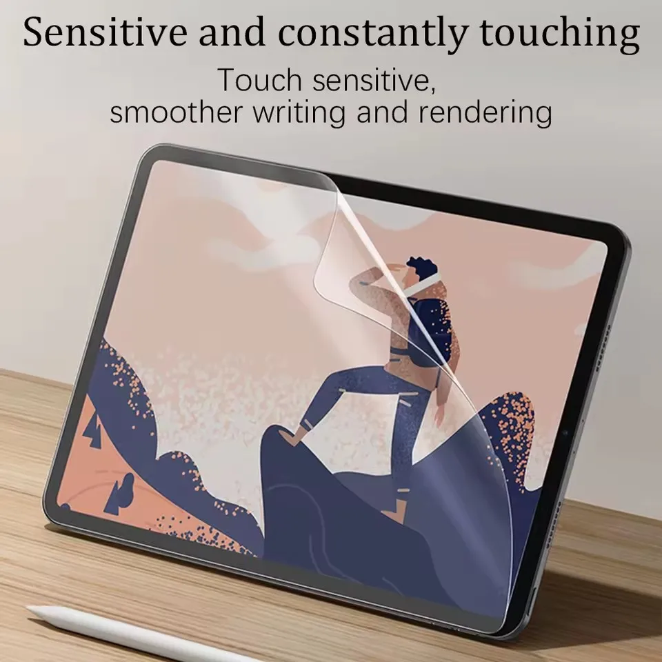 2PCS Paperlike Screen Protector For iPad 13 11th M4 M5 12.9 Air 11 M2 M3 5 4 3 10 9 9th 10th Generation Mini 6 7 Feel Paper Film image 4