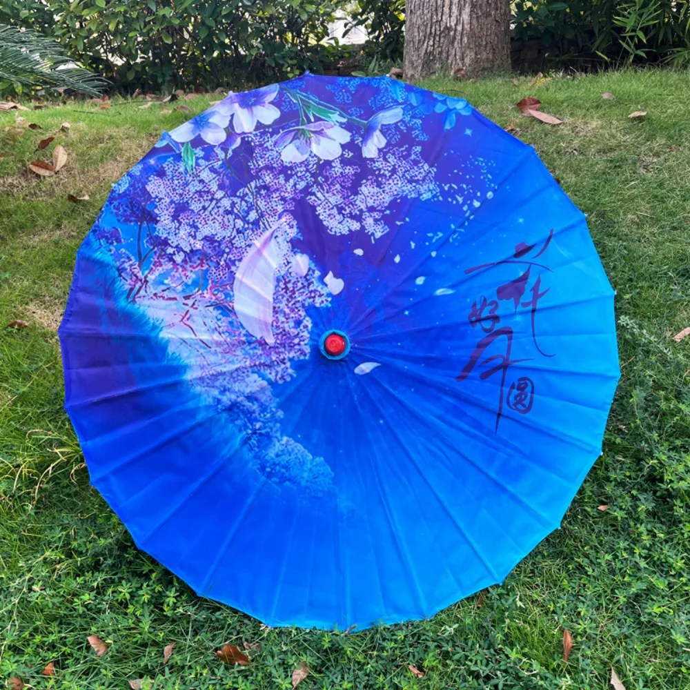

56cm Umbrella Fan Chinese Antique Style 10 Colors Prop Dance Umbrella Silk Cloth Classical Japan Style Umbrella