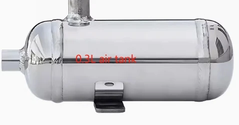 01/2/3/4/5/10/12 لتر 304 ضاغط هواء من الفولاذ المقاوم للصدأ خزان صامت محمول خزان هواء استقبال صغير #6