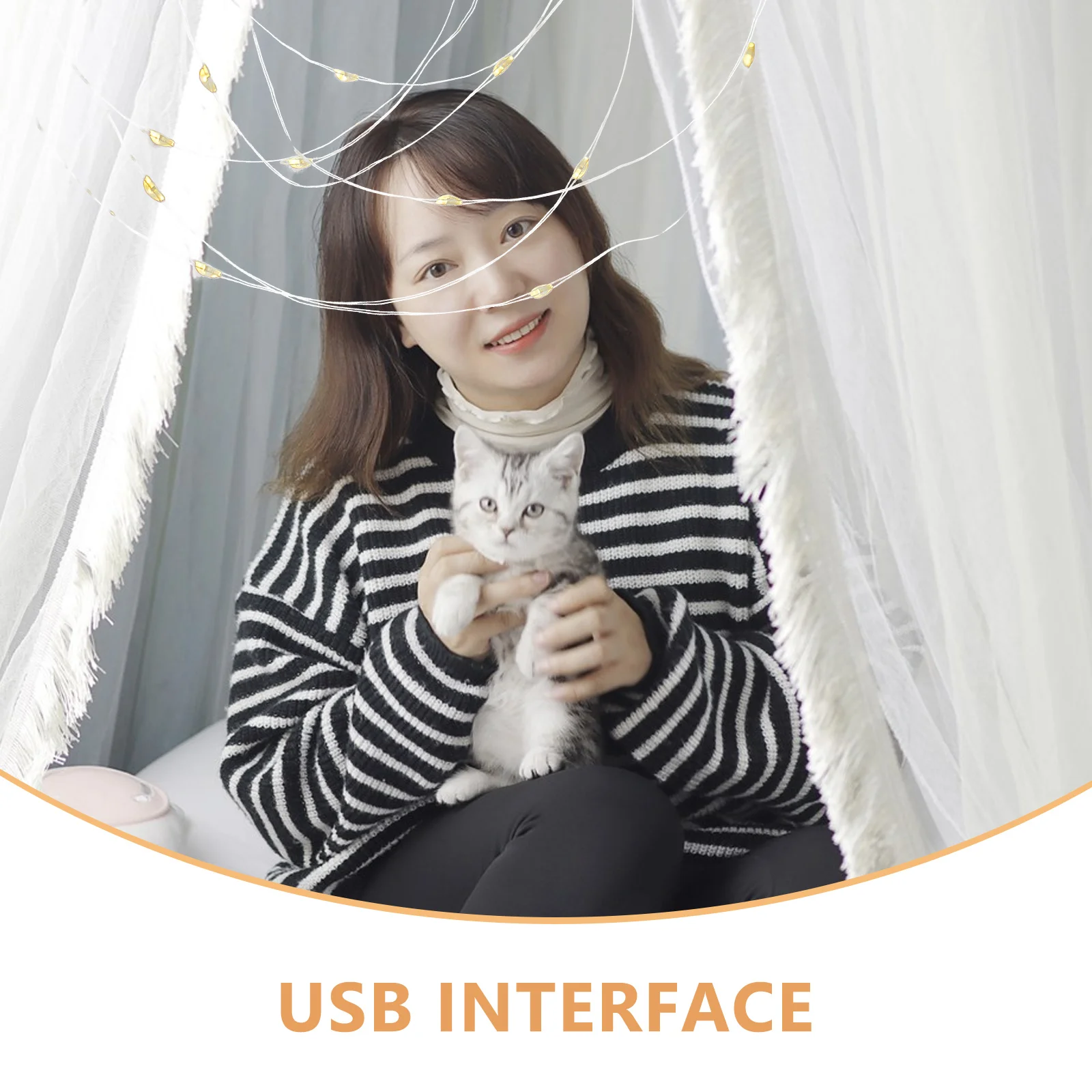 1 مجموعة LED أضواء سلسلة الجنية لغرفة النوم ديكور جمالي ستارة الإضاءة رومانسية داخلي العنقودية سلسلة أضواء لحفل الزفاف