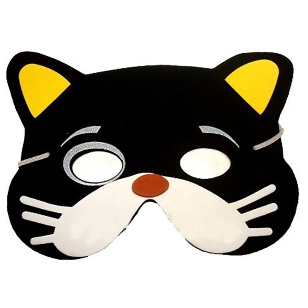 

12pcs Animal Masks for Kids Cartoon Half Face Masquerade Party Dance Cosplay Supplies Stylish Unique Design Toy