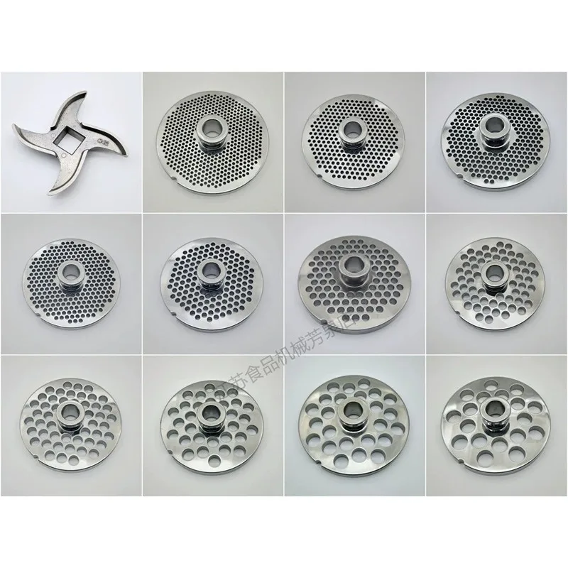 TC-12# 22# 32# Meat Grinder Blade Cross Blade Meat Chopper Stainless Steel Magnetic Meat Mincer Parts