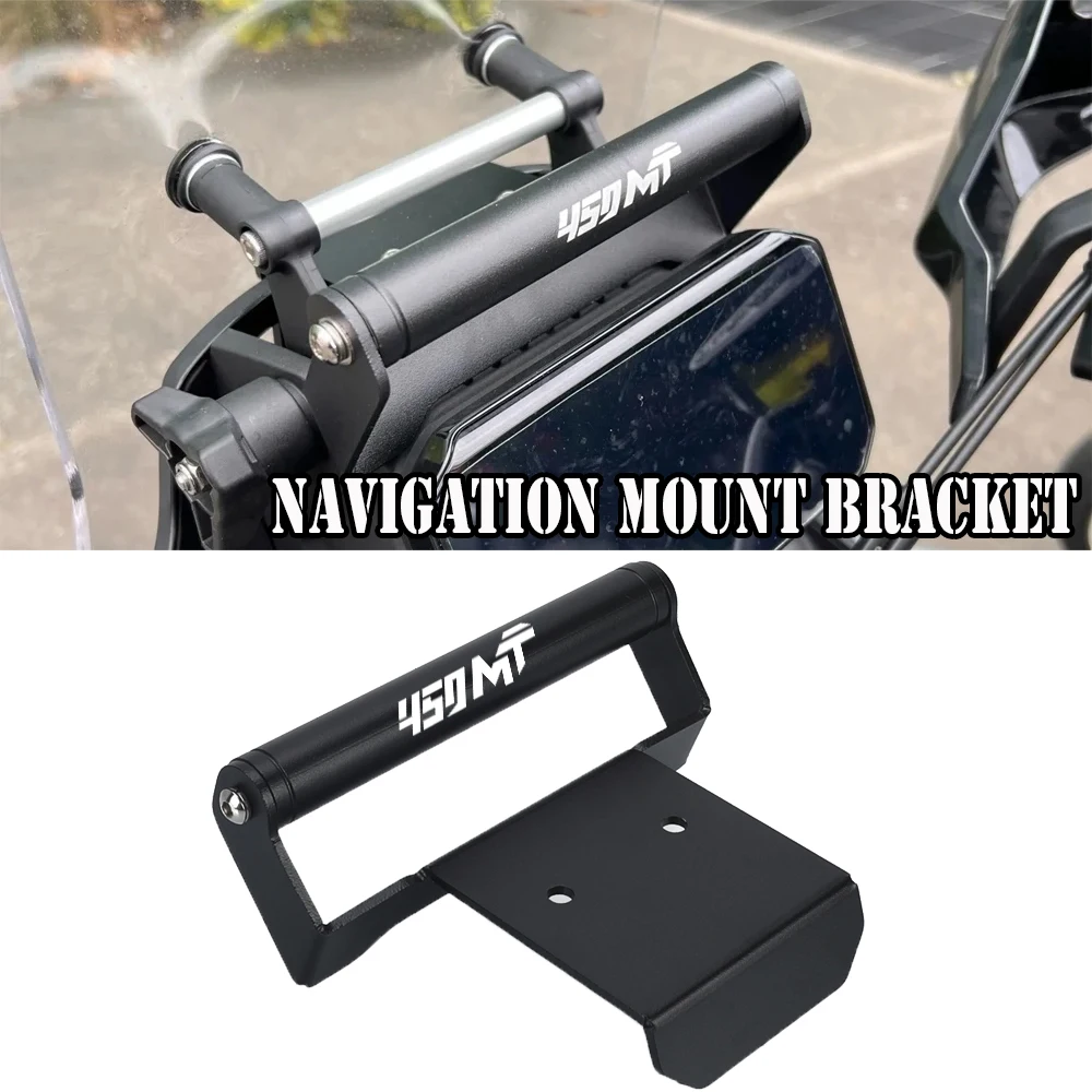 

For CFMOTO 450MT 450 MT 2024 2025 2026 Motorcycle Parts 22mm Mobile Phone GPS Sat Nav Navigation Mounting Extension Bracket