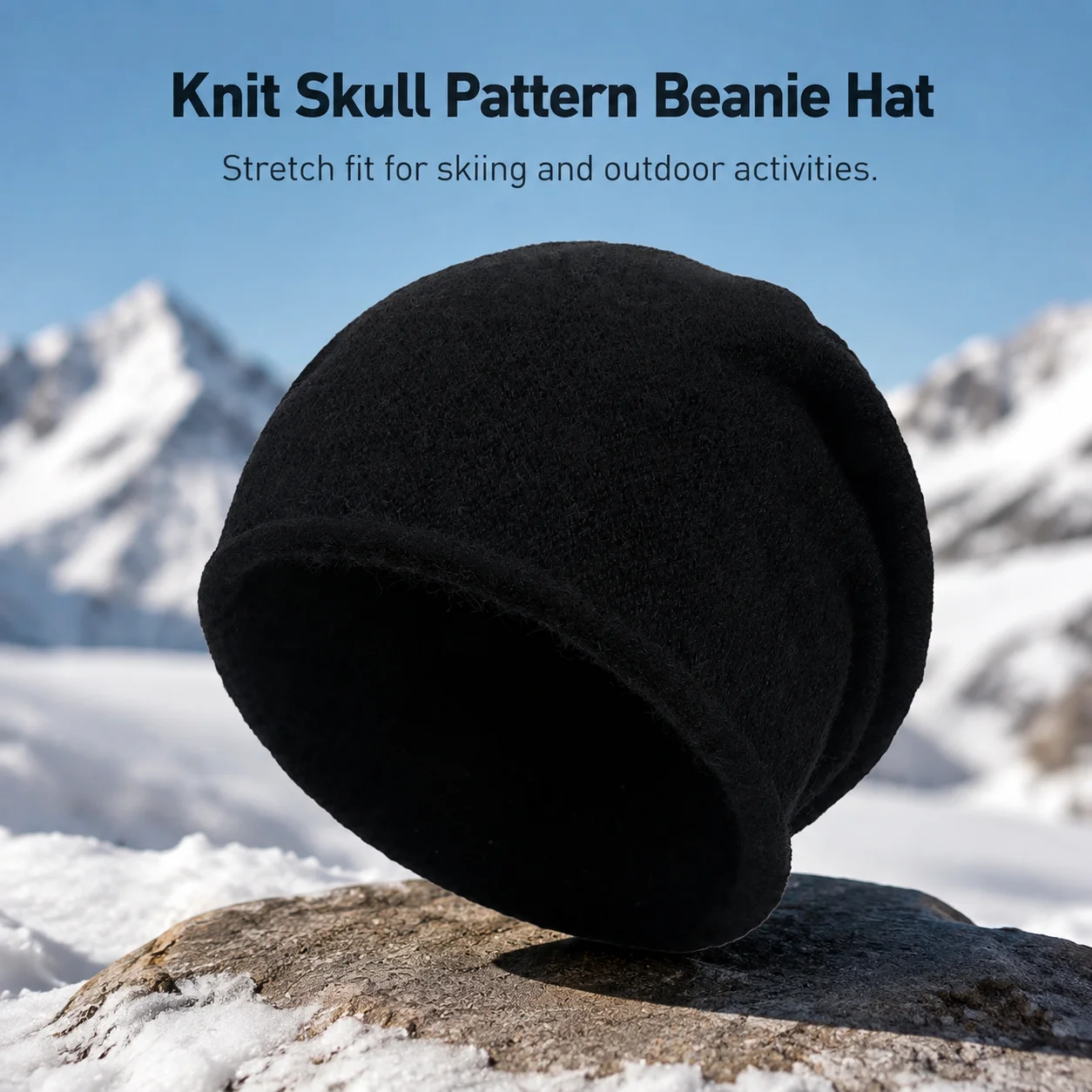 Winter Cycling Commute Gear - Gorro de punto, ideal para el