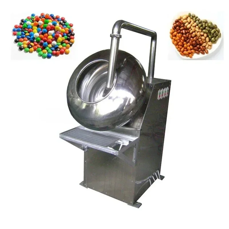 Flour coated peanut making machine Nut coating treatment Online coated fish skin peanut baking equipment