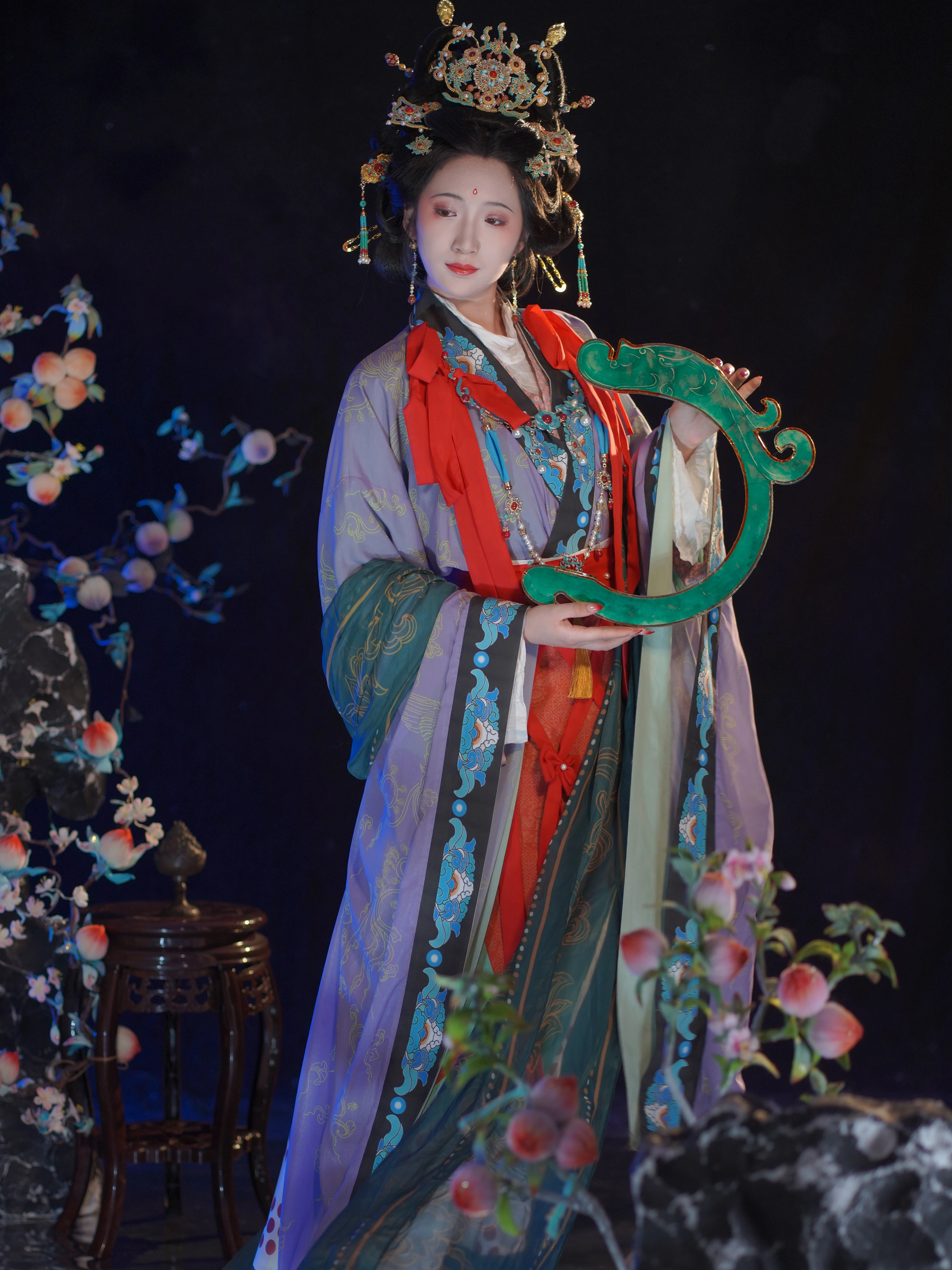 yinian-shouxian-handheld-gourd-lantern-material-kit-double-happiness-rotatable-ancient-style-lantern-for-mid-autumn-festival