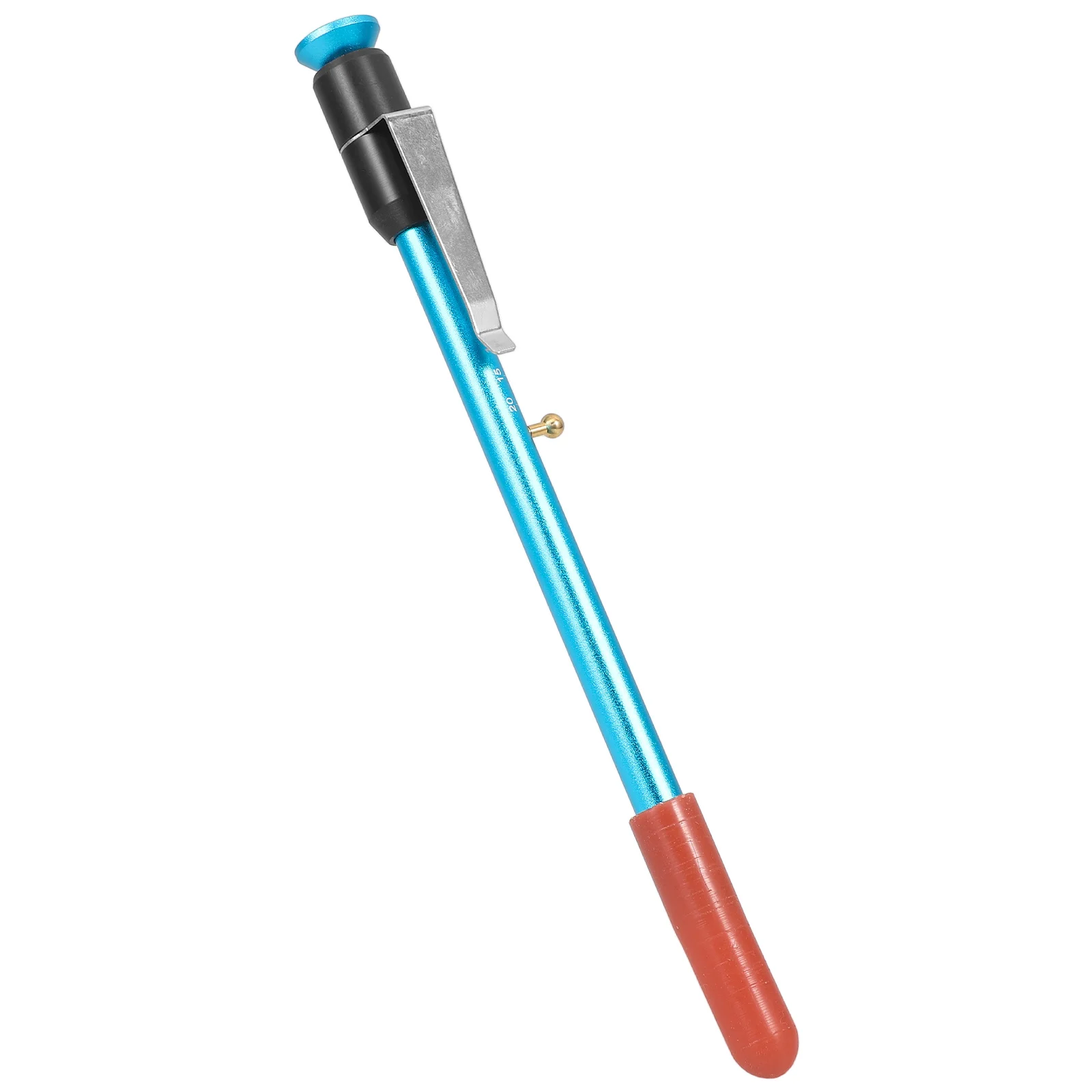 

Brake Pad Detection Ruler Tire Tread Depth Gauge Metal Blue Aluminum Alloy Measuring Tool Portable Thickness Meter Automotive