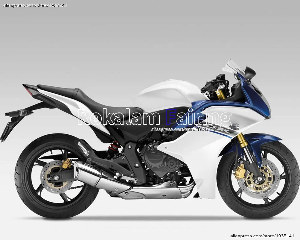 

Для Honda CBR600F 2011 2012 2013 CBR 600 F CBR 600F 11 12 13 сине-белый комплект обтекателя мотоцикла (литье под давлением)