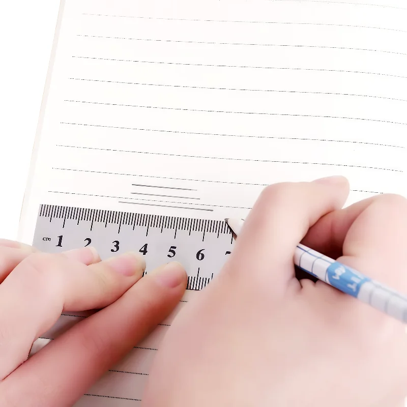 

1/5 шт., линейка из прозрачной стальной пластины, 30 см, многофункциональный студенческий инструмент для рисования и измерения, ультратонкая линейка из нержавеющей стали