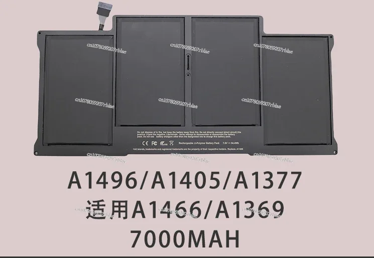 For Apple Notebook A1496A1405A1377 Battery for A1466 A1369 MD760 Computer