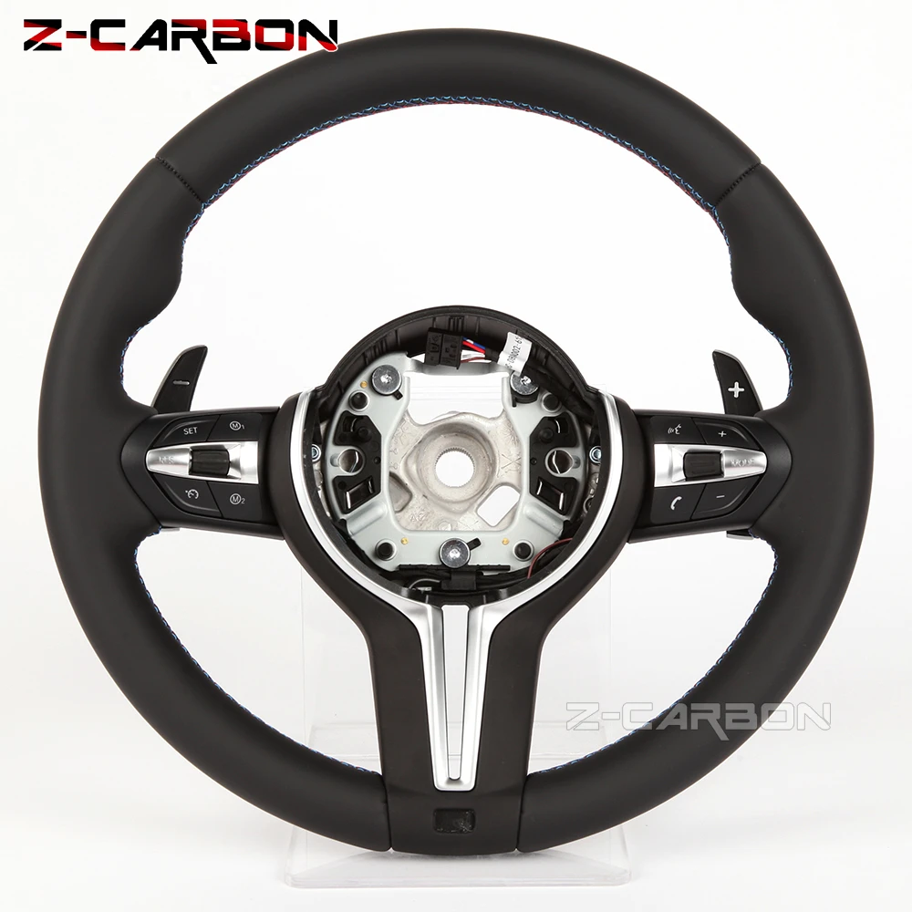 F10 Steering Wheel For BMW F10 F20 F22 F30 F35 F32 F01 F02 F10 F18 M2 M3 M4 M5 Carbon Fiber Sports LED Steering Wheel OLD TO NEW