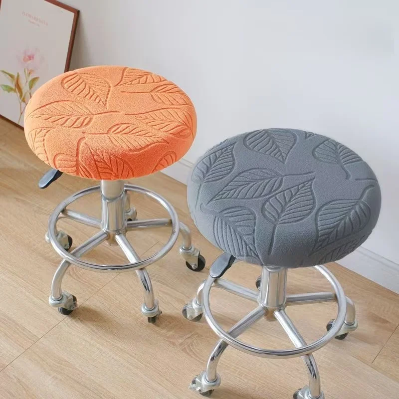 1PC Leaf-Pattern Chair Covers with Elastic Band Closure - Stretchable Fit Suitable for Home & Commercial Use