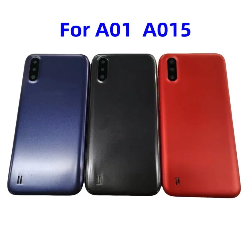 الغطاء الخلفي حالة الزجاج استبدال لسامسونج غالاكسي A11 A01 A01core SM-A015 A013 A115f/DS الإسكان الخلفي #2