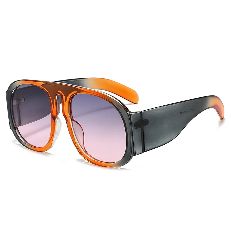 إطار كبير نظارات نظارات شمسية النساء الرجال موضة نظارات شمسية فاخرة في الهواء الطلق الرياضة النظارات سيدة رجل UV400 نظارات واقية #2