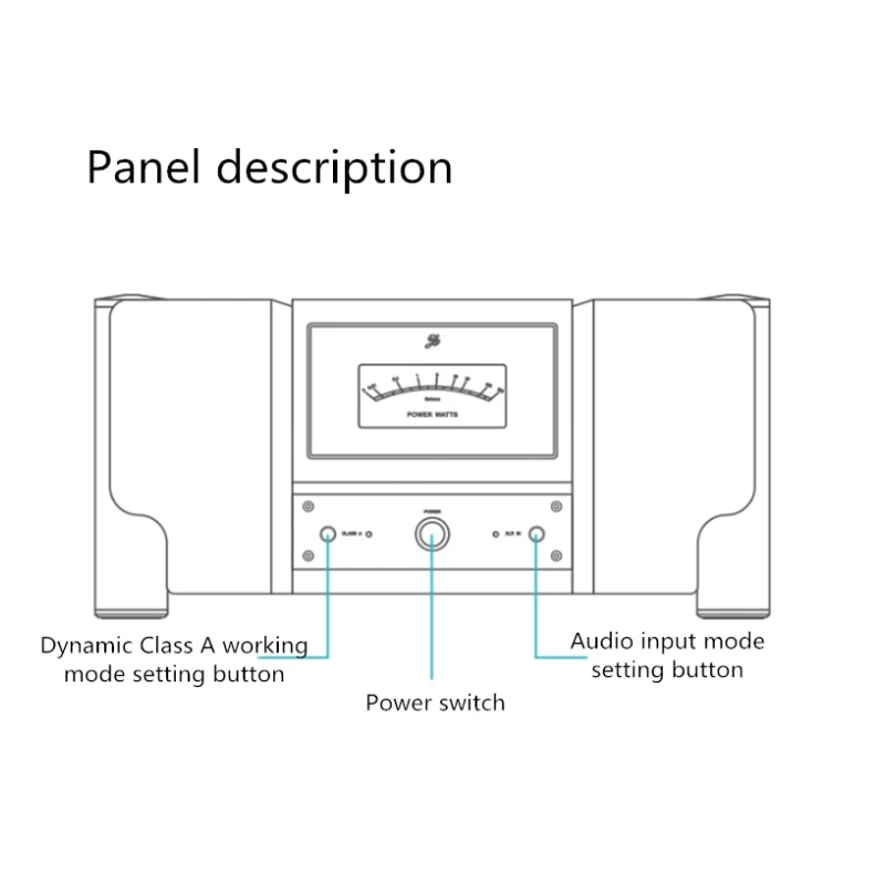 SY-05 Shengya PSM-500T Mono amplificatore di potenza cc ibrido calcoli biliari completamente bilanciato classe A 500W 8ohm /1000W 4Ohm