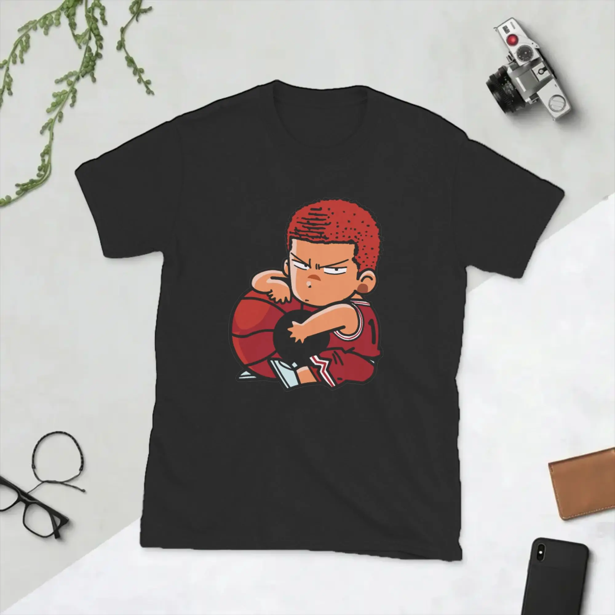 Men Shohoku Slams Dunks Anime T Shirt  100% Cotton Clothes Leisure Short Sleeve Crew Neck Tee Shirt Printed T-Shirt