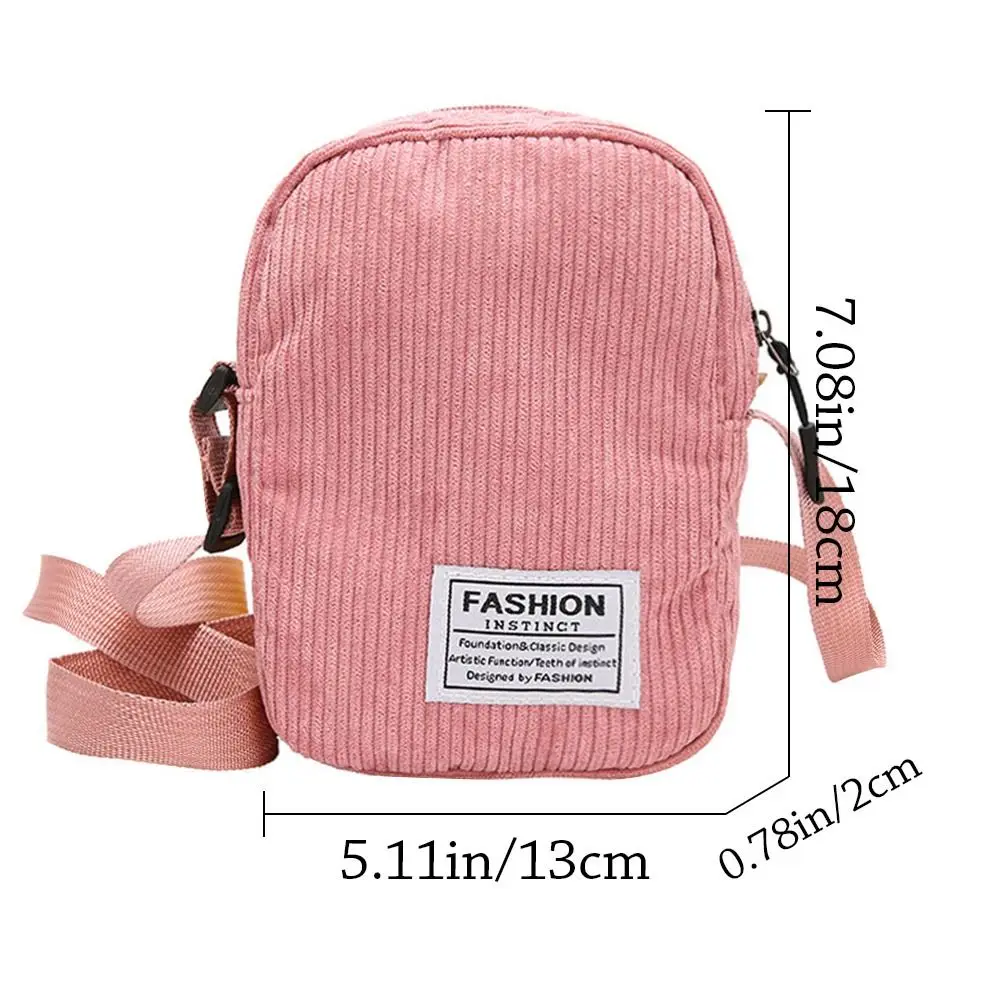 Tas selempang kasual, dompet tas bahu kecil selempang ponsel Mode