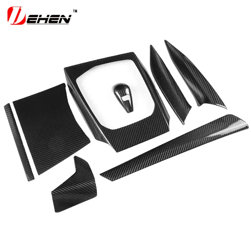 20-26 For BMW M4 G82 M3 G80 G42 M240i M340i Center Console Instrument Air Outlet Panel Dry Carbon Fiber G22 G20 G26 I3 I4