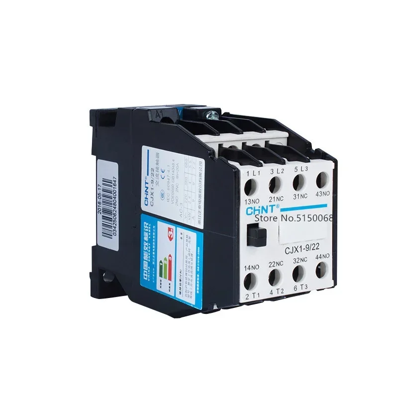 CHINT 220V 380V AC Contactor CJX1-9/22 CJX1-12/22 CJX1-16/22 CJX1-22/22 CJX1-32/22  CJX1-45/22 CJX1-63/22 CJX1-75/22 CJX1-85/22