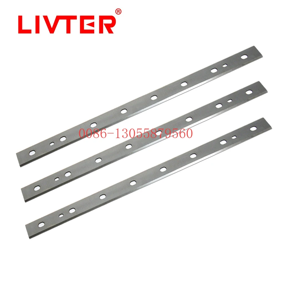 Livter 13 Inch Planer Blades Replacement for DeWalt DW735 DW735X Wood Planer Knife for Woodworking - SET OF 3