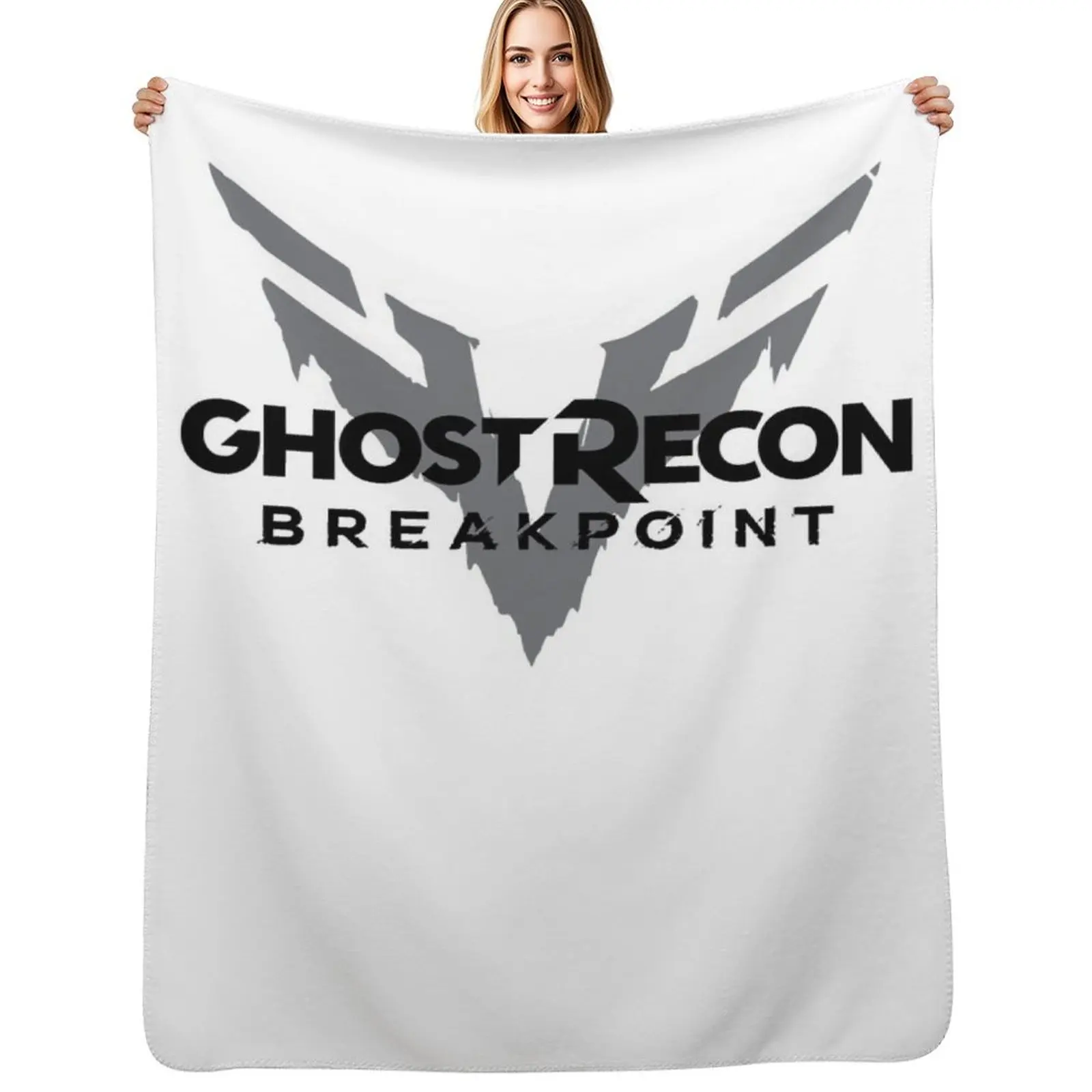 Special Present Wolves Ghost Recon Gifts Movie Fans Throw Blanket Cozy Napping Blanket Gift for Mom Dad