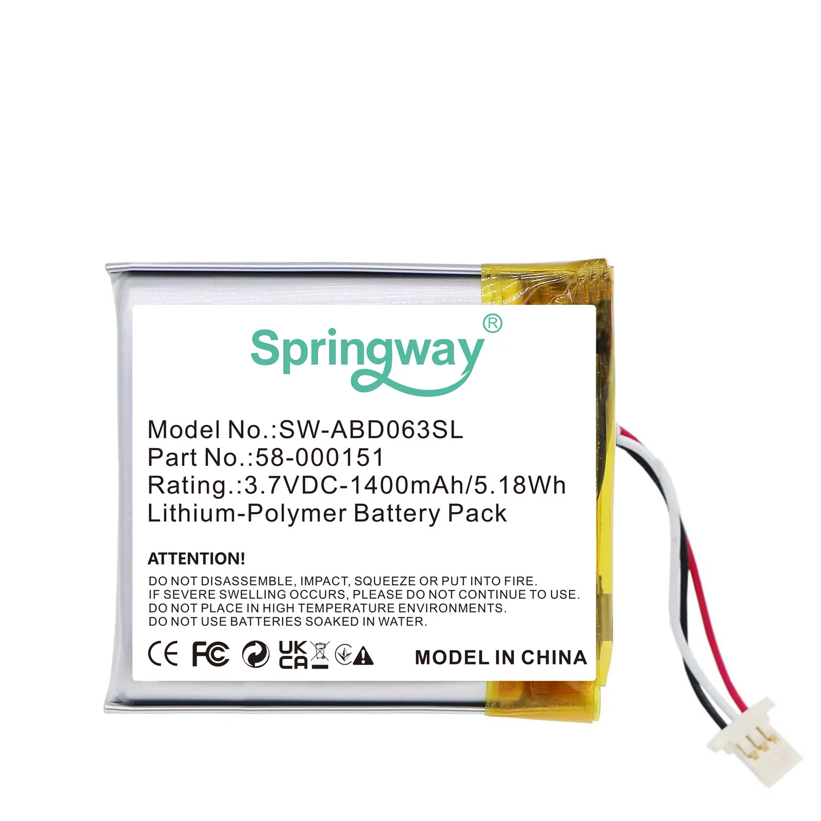 SPRINGWAY 1400Mah Replacemeny Battery For Amazon Kindle 7 7Th Gen 6