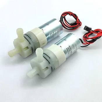 Kleine 370-Wasserpumpe, DC 12 V, 0,6 l–1,3 l/min, mikrosselbstansaugende Membranwasserpumpe, Saugwasserpumpe, großer Durchfluss