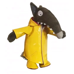 30cm France cartoon loup wolf soft figure doll kids collection yeti model toy