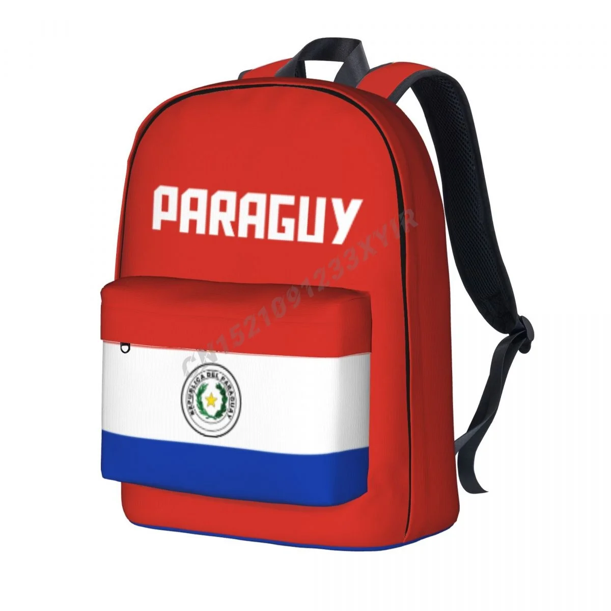 

Unisex Backpack Paraguay Flag1 Stitch Schoolbag Messenger Bag Case Laptop Travel Bag Mochila Gift
