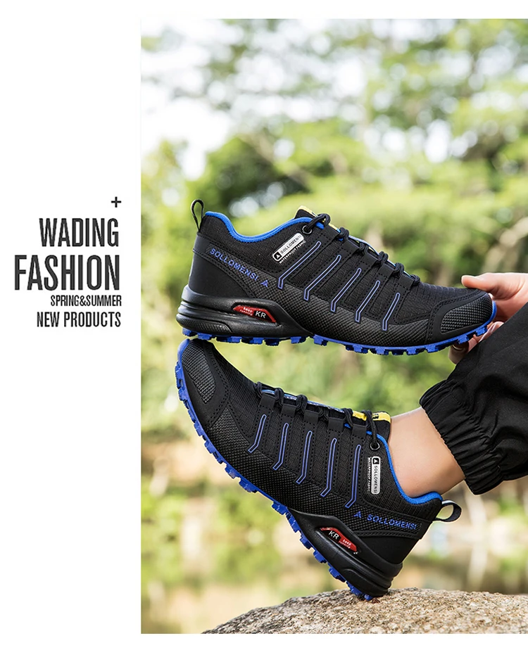 Outdoor-Wanderschuhe, rutschfeste Wandersportschuhe, leichte Herrenschuhe, taktische Trainingssportschuhe für Herren – Detail 14