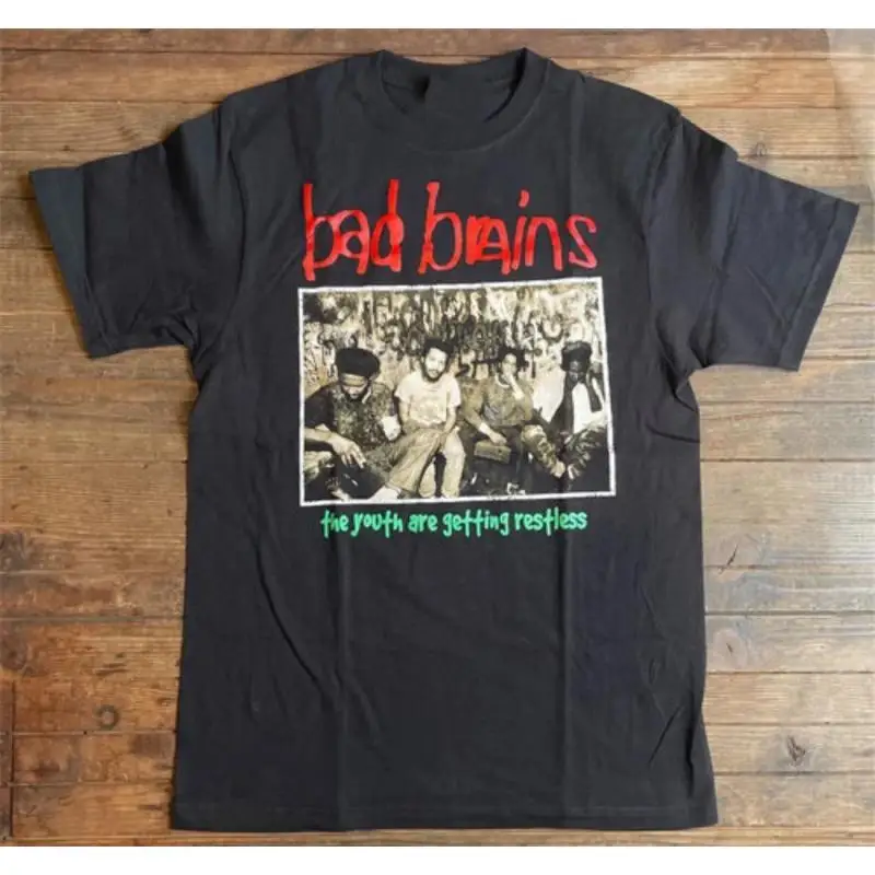 

Футболка с промо-альбомом Bad Brains The Youth Are Getting Restless Album 1990 года