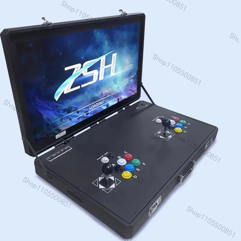 27-inch Retro Arcade Machine, Pandora Box Home Game Console with Joystick, Wireless Controller All-in-One Classic Arcade Cabinet