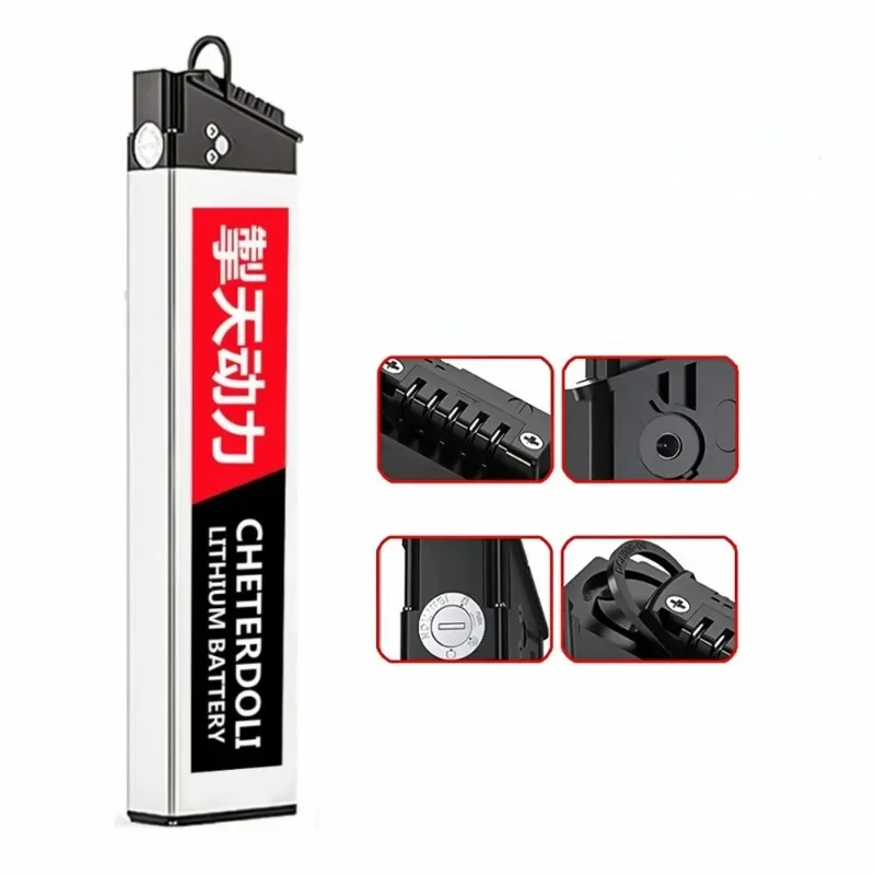 بطارية دراجة كهربائية قابلة للطي 48 فولت 10 أمبير 12 أمبير 14 أمبير 16 أمبير أمبير DCH 006 لبطاريات Samebike LO26 20LVXD30 XP2.0 بطاريات دراجة كهربائية قابلة للطي #3