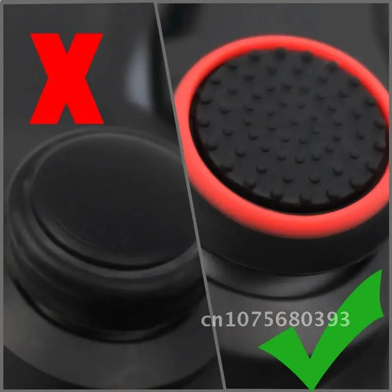 

Silicone Controller Joystick Caps 4pcs Analog ThumbStick Grips Cover For PS5/PS4/PS3 Xbox One/Xbox 360 Gamepad Accessories