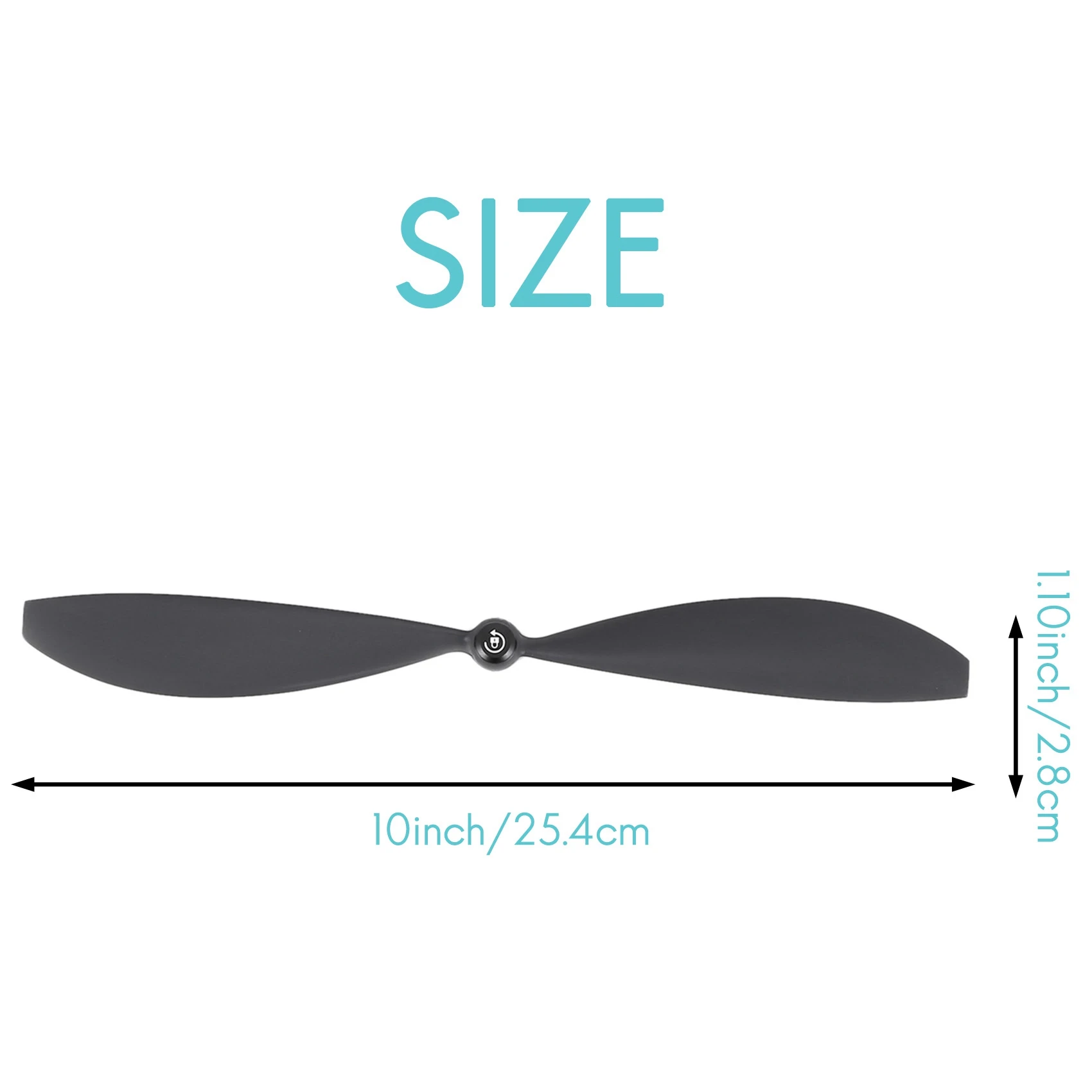 8Pcs Für Drone Propeller Klingen Flügel Zubehör Teile Für Gopro Karma Schwarz D.21-BTFL