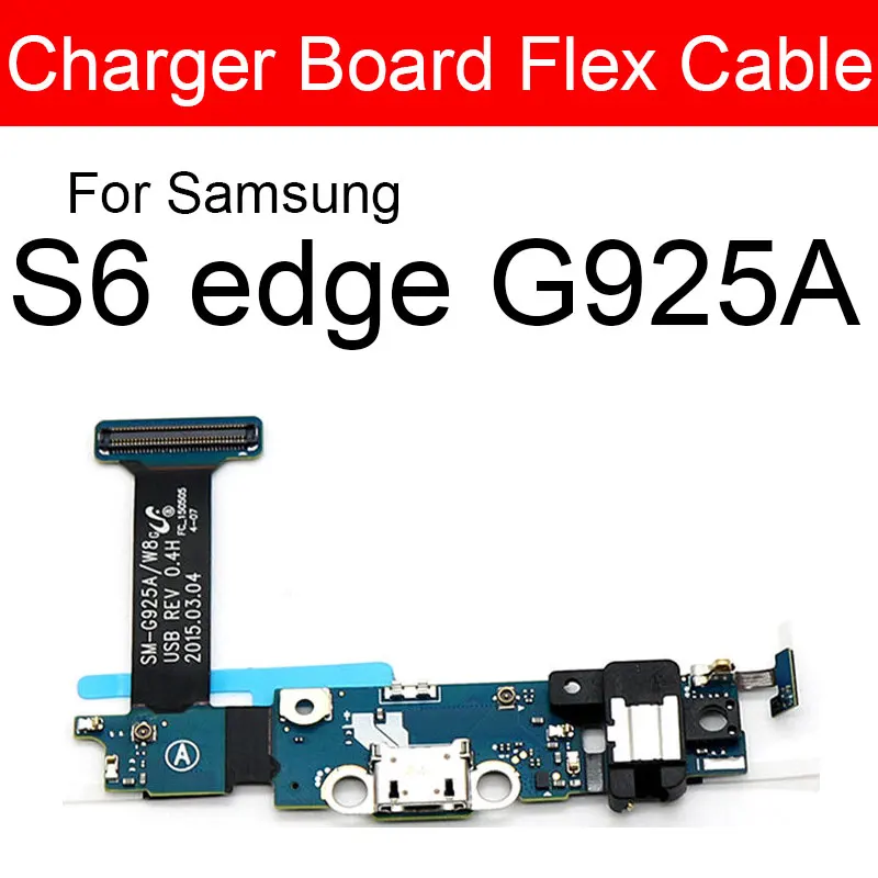 USB Charger Port Board For Samsung Galaxy S6 Edge G925A G925F G925i G925P G925R4 G925S G925T G925V G9250 USB Charging Dock Board