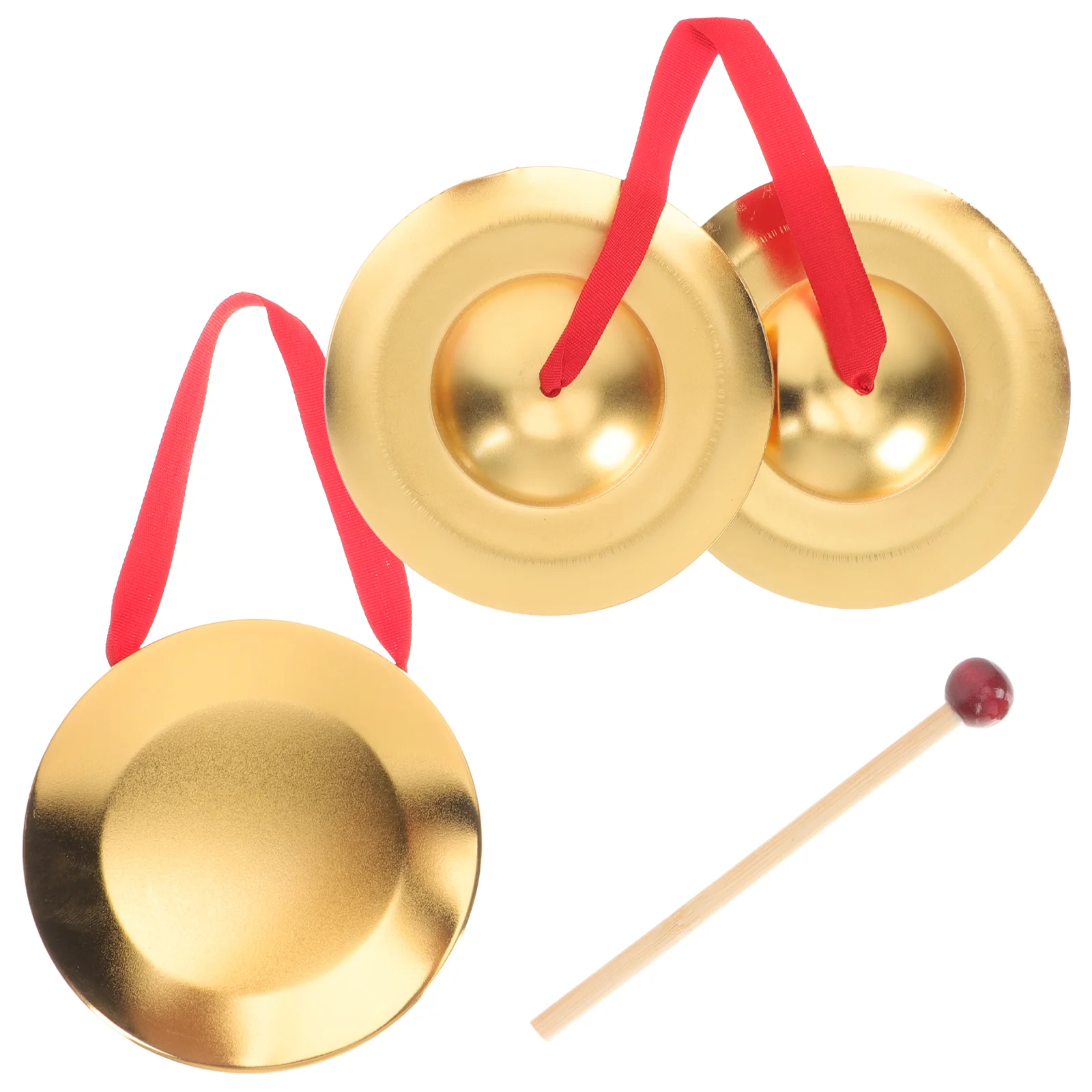 Lion Dance Gong Music Drum Cymbal Drums Gongs Hammer Plaything Funny Instrument Percussion Toy Handheld Bells Musical