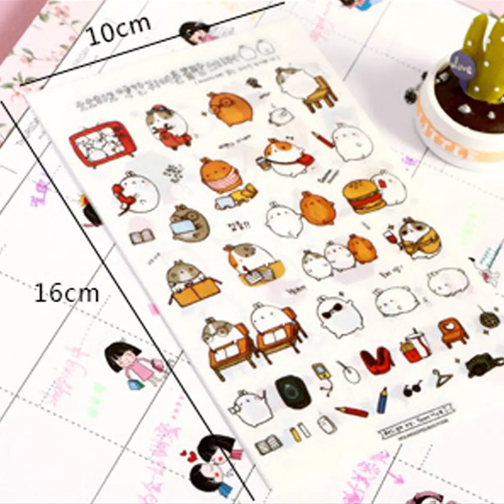 Supplies Journal Diary Stationery Sticker Kawaii Stationery Sticker DIY Stationery Decoration Phone Bottle Decoration Sticker