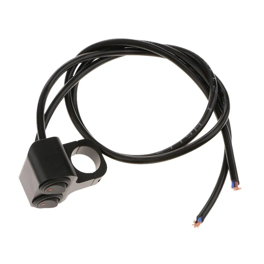 

Двойной переключатель включения и выключения, водонепроницаемая кнопка противотуманных фар на руле мотоцикла для использования на квадроцикле 25 мм