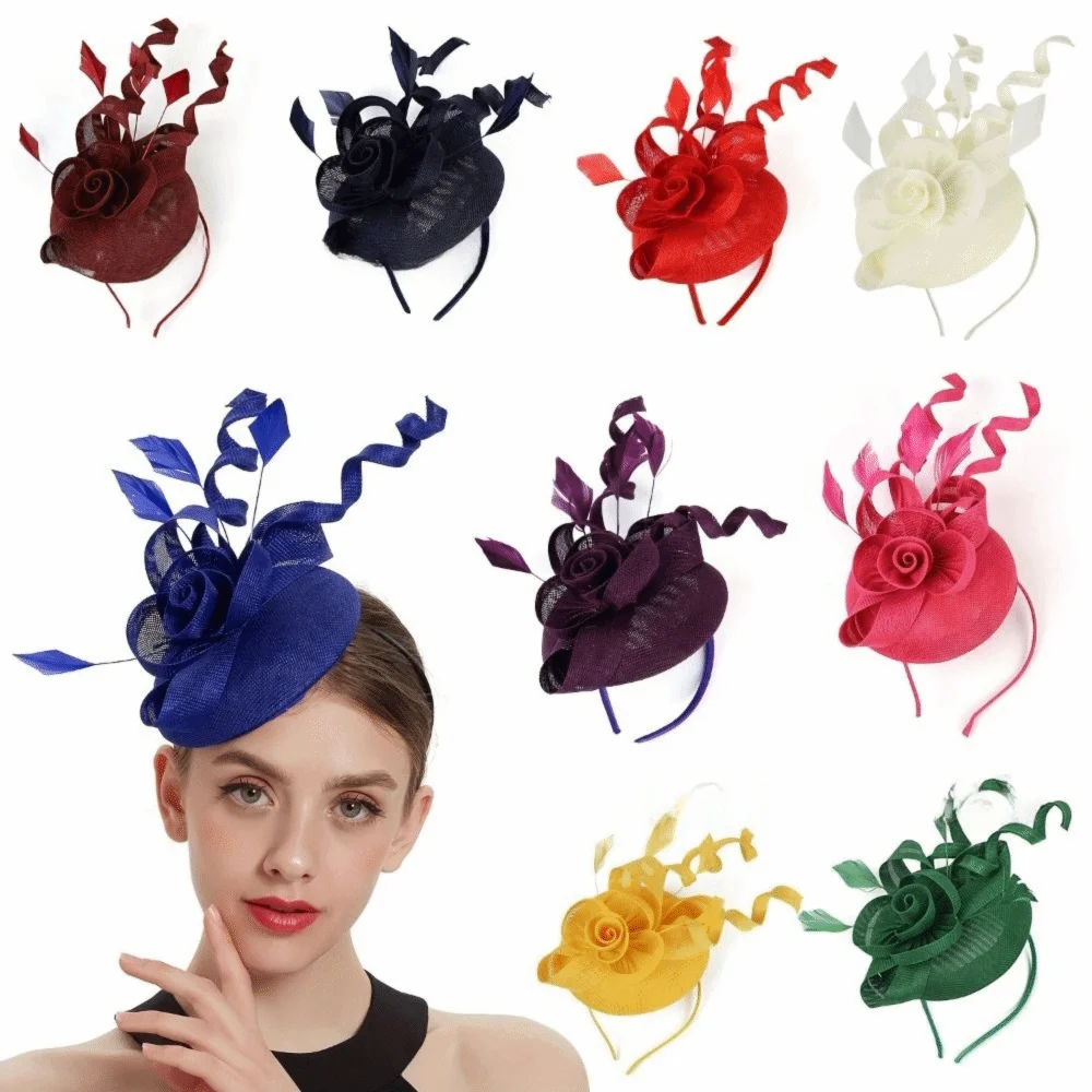 

Стильная цветочная сетчатая шляпа-волшебница, элегантные аксессуары, регулируемая свадебная заколка для волос, украшение для волос, цилиндры, коктейльная вечеринка