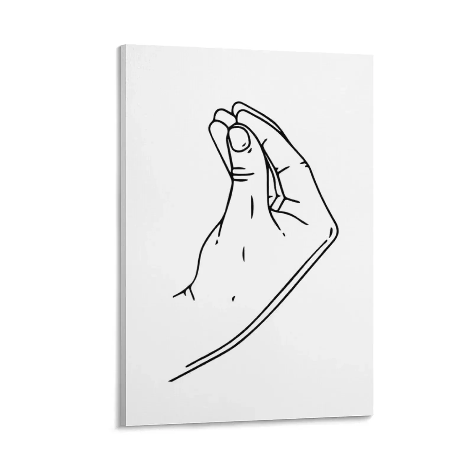 

Italian hand gesture Canvas Painting japanese room decor Wall decoration poster wall frame for living room