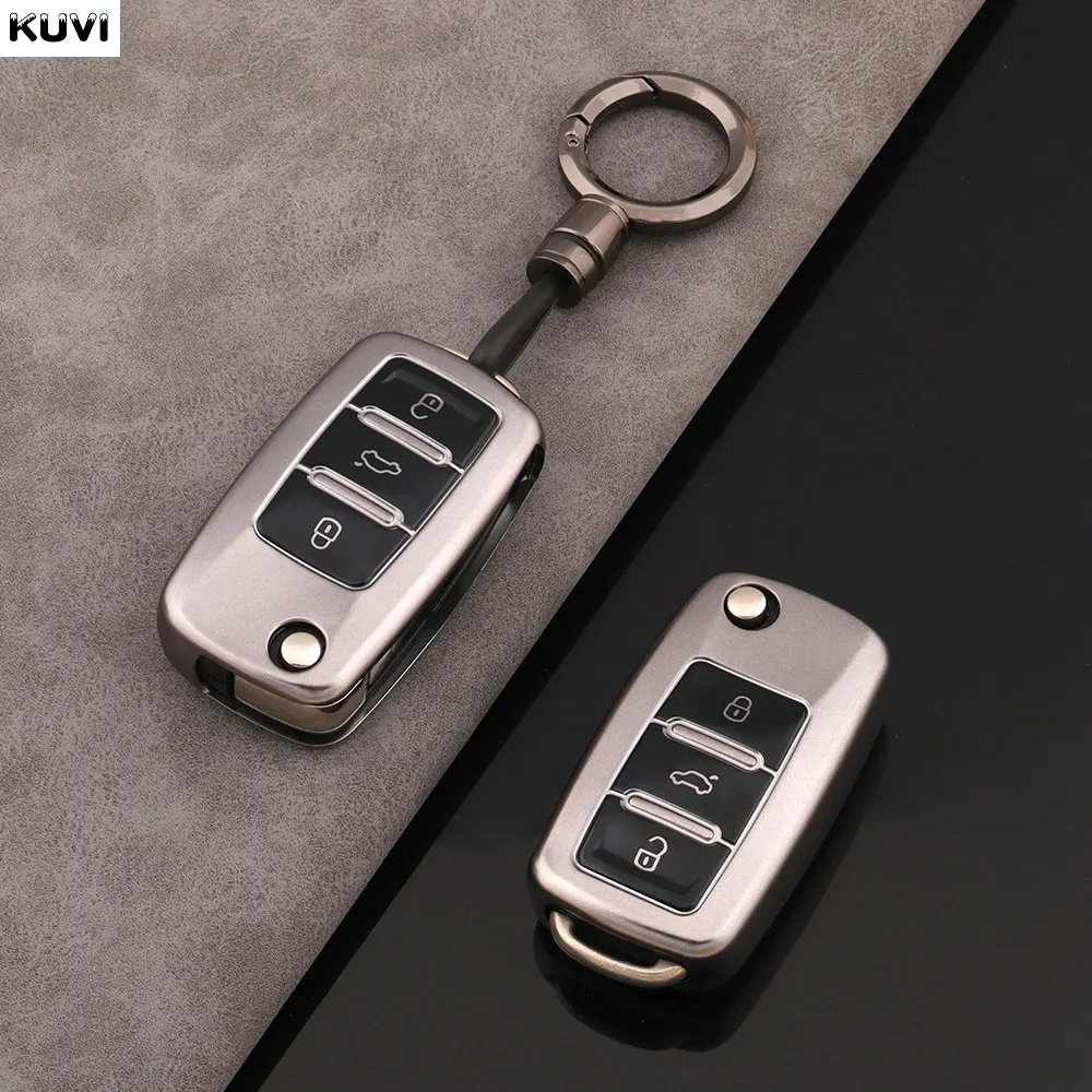 

TPU Car Key Case Full Cover Protection Shell Bag Keychain for VW Volkswagen Polo Tiguan Passat Golf Jetta Lavida Skoda Octavia