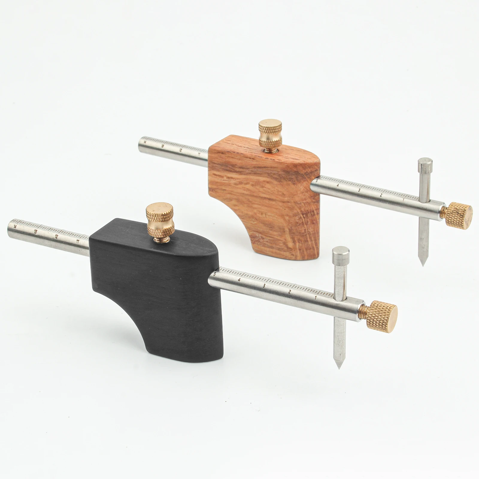 Adjustable Mortise Gauge, Woodworking Marking Gauge, Rod Draw Line Stainless Steel Mortise Gauge for Metal Wood Ceramic Tile