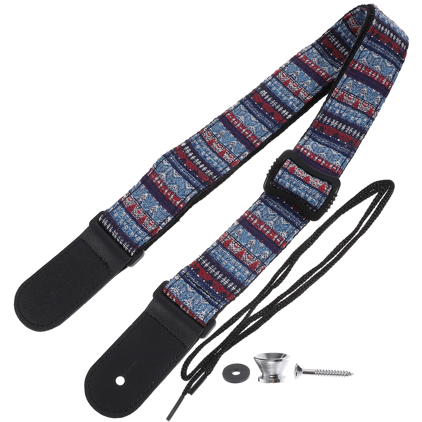 

Ukulele Strap Instrument Accessories Belt Adjustable Supplies Cotton Shoulder Guitar Printing