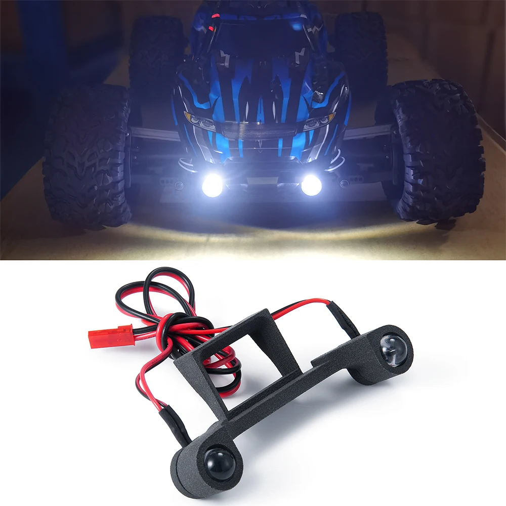 Yeahrun-車のアップグレード用のフロントおよびリアLEDライトバー,1/10 rustler 4x4,vxl,XL-5 rc