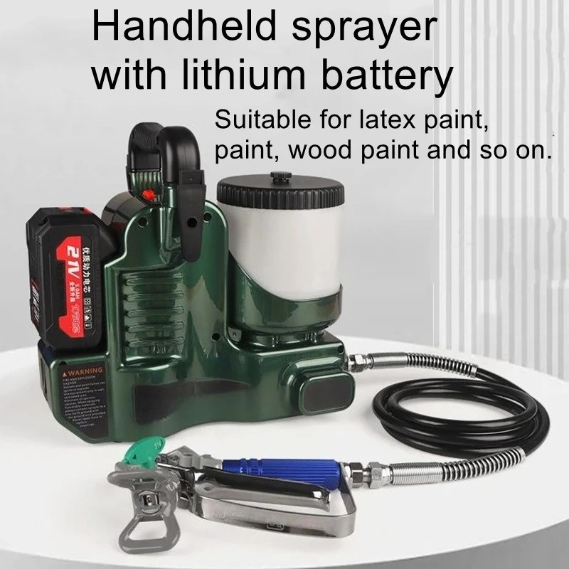 DIY Small Spray Machine Lithium Battery Handheld Spray Machine Home Latex Paint Spray Repair