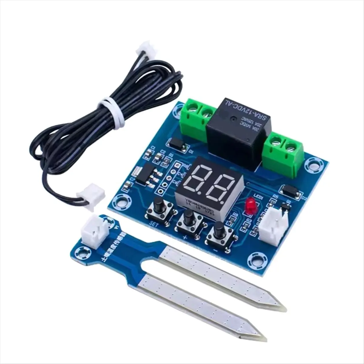 A64I 12V Digital Soil Humidity Sensor Controller for Automatic Irrigation Water Management System with Real-Time Monitoring