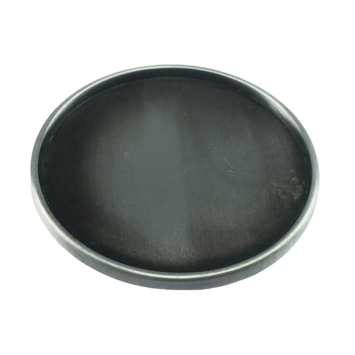 A Retro Circular Flat Smooth Plate DIY Metal Belt Buckle