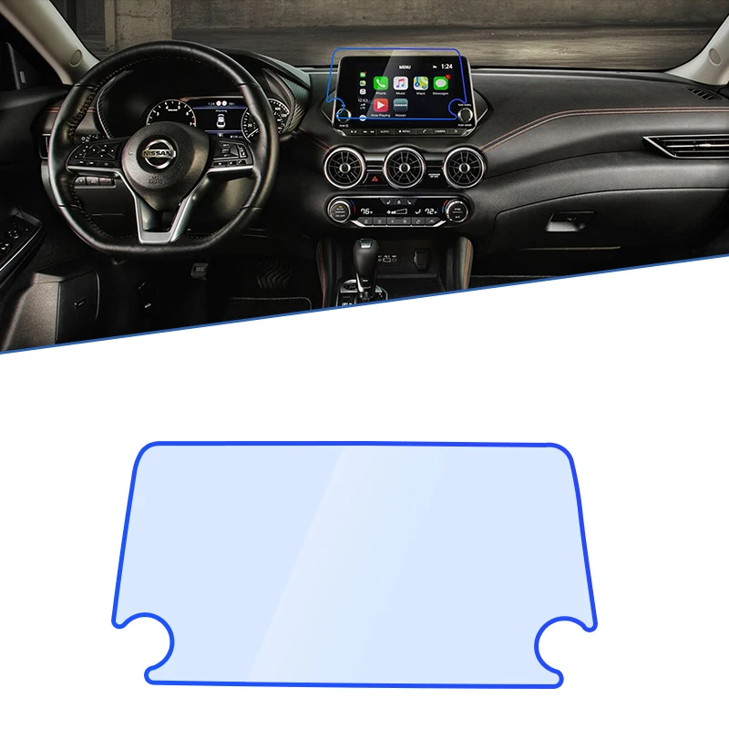 for Nissan Sentra B18 MK4 2020 2021 2022 Car Navigation Film Ultra-Thin Perfect Fit Touch Full Screen Protector Tempered Glass