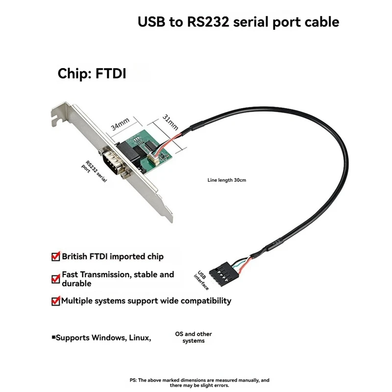RS232 USB Serial Port Card ชิป FTDI สามารถแก้ไขแผ่นเหล็กเกรดอุตสาหกรรมการรักษาความปลอดภัยการขนส่งอุตสาหกรรม Serial Port